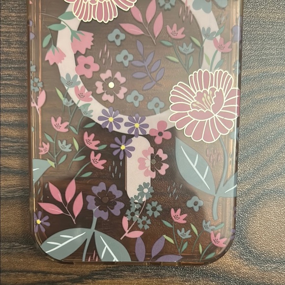 Floral Patterned Phone Case - Brown and Pink iPhone 14 NWOT - Picture 6 of 6